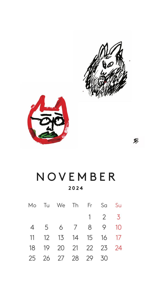 Juha wall calendar 2024