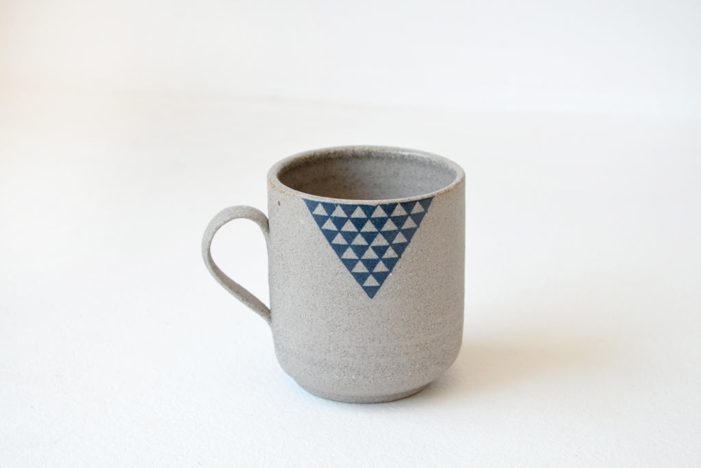 Gray concrete mug